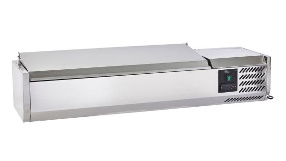 Sterling Pro Cobus SPT1200-330-SS Topping Well with Stainless Steel Lid, 5 x GN1/4