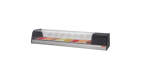 Diamond TR8-TP/R6 Refrigerated Display Case for Tapas, 8 x 1/3 GN