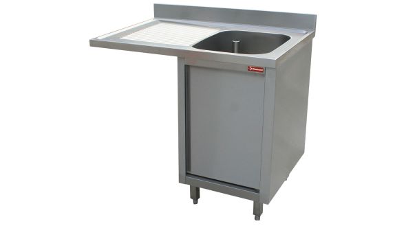 Diamond L1411VS-AS Sink 1 Tank, Left Draining Board, On Cupboard 1 Swinging Door And Space For Dishwasher