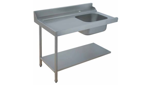 Diamond DLV-S12 Left Hand Side Pre-Wash Table (All Models)