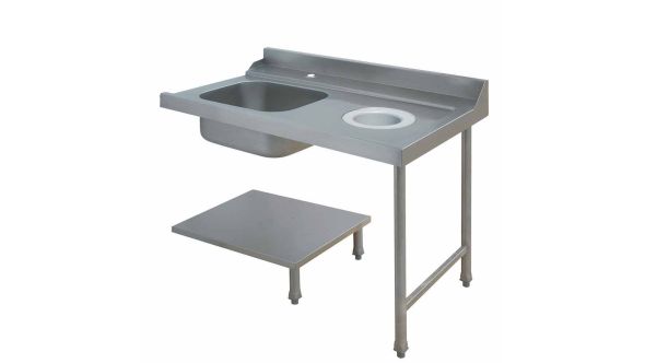 Diamond DLVS-D12 Right Hand Side Pre-Wash Table (All Models)