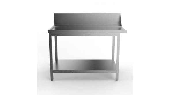 Sammic Side table with splash back MP-1200I left (1200 x 750 x 850 mm)