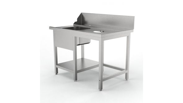 Sammic Pre-wash table MPD-1200 for AX/UX/SRC (1200 x 750 x 850 mm)
