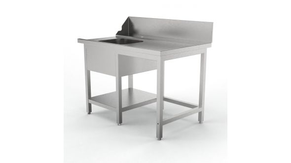 Sammic Pre-wash table right without sorting MPD-1200 L (1200 x 750 x 850 mm)