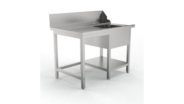 Sammic Pre-wash table left without sorting MPI-1200 L (1200 x 750 x 850 mm)