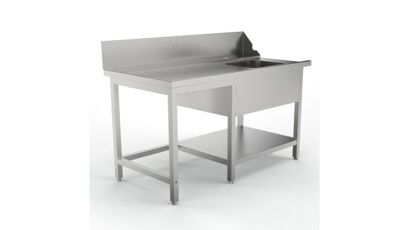 Sammic Pre-wash table left without sorting MPI-1500 L (1500 x 750 x 850 mm)