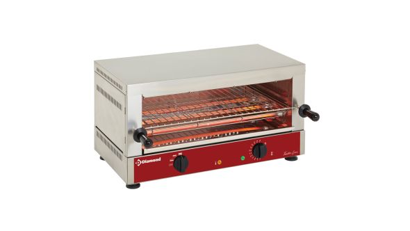 Diamond MS12/R-N Electric Toaster Salamander Grill, 1/1 GN