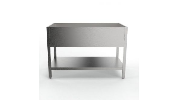 Sammic Sink unit legs for dishwasher 1800 x 700 mm FL-718 R/L for worktops 5897181 / 5897182