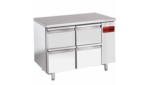 Diamond TS2N/H_2XK1/2-H 4 Drawer Stainless Steel Refrigerated Counter
