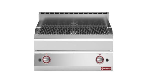 Diamond G65/GGF7T-N Lava Stone Gas Grill with Cast Iron Cooking Grid
