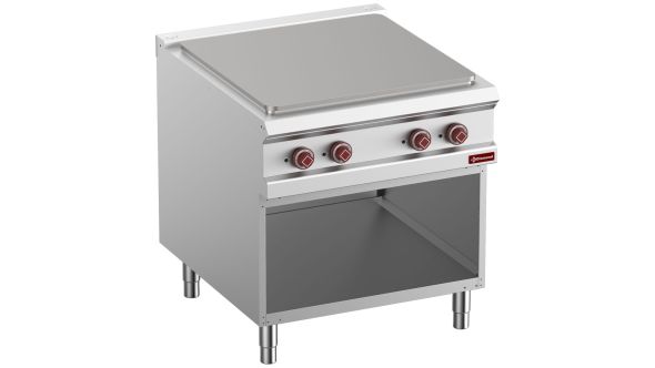 Diamond E9/STA8-N 1 Whole Plate Freestanding Electric Range Cooker on Neutral Open Cupboard, 14kW