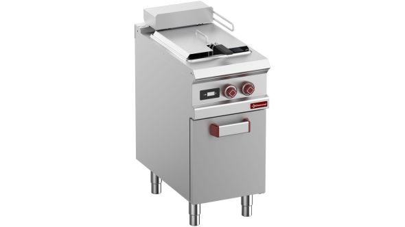 Diamond E7/F15A4-NAP Single Basket Freestanding Electric Fryer on Neutral Closed Cupboard, 15kW
