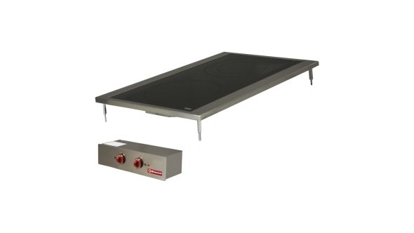 Diamond EDI/2VC4 Electric Vitroceramic Induction 2 Hob Cooker, 4.6kW