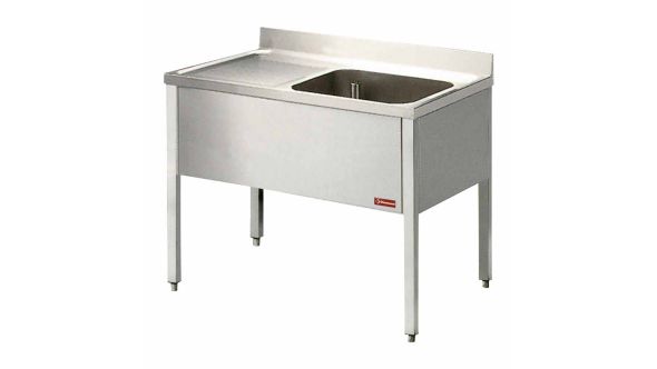 Diamond L1210S-6-KD-D Sink w/ Left Draining Board