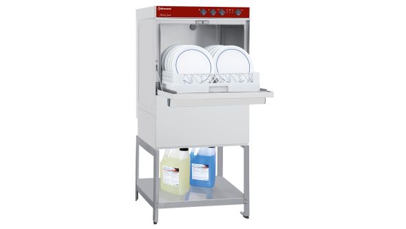 Diamond DC502/6M_BD/F-S 500mm Basket Frontloading Dishwasher with Open Understorage, 18 Plates