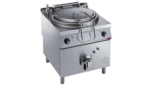 Diamond E22/M150I8-N Electric Indirect Heating Rounded Kettle on Cupboard, 150 Litres