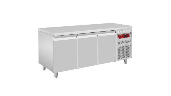 Diamond DT178/P9 3 Door Refrigerated Preparation Counter, 405 Litres