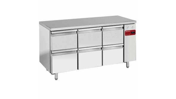 Diamond TS3N/H_3XK1/2-H 6 Drawer Stainless Steel Refrigerated Counter
