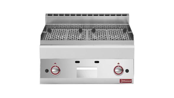 Diamond G65/GPL7T-N Lava Stone Gas Grill with Cast Iron Cooking Grid