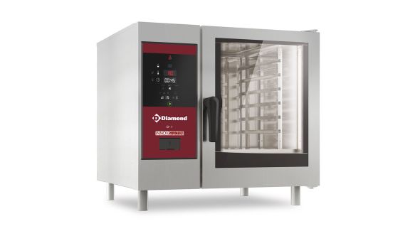 Diamond SBGS/XC-06 Gas Steam Convection Boiler Oven, 6 x 1/1 GN