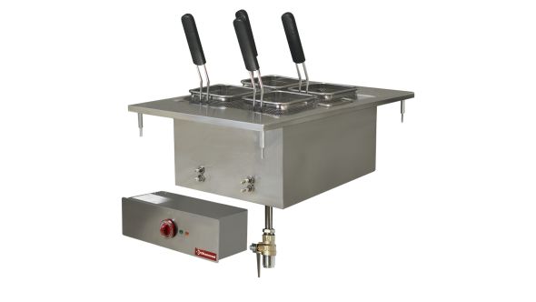 Diamond EDI/CP4 4 Basket Freestanding Electric Pasta Cooker, 6kW