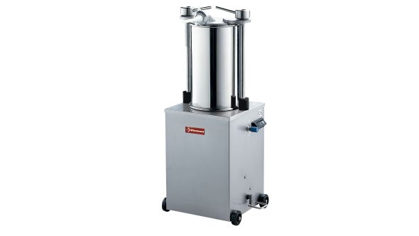 Diamond BSH-25B Stainless Steel Hydraulic Vertical Sausage Filler, 25 Liters On Wheels