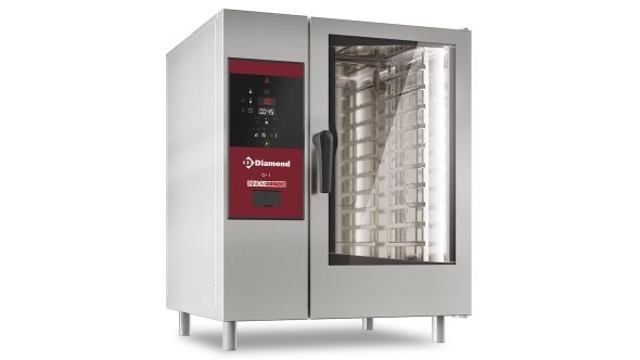 Diamond SBGS/XC-10 Gas Boiler Steam Convection Oven, 1.1kW