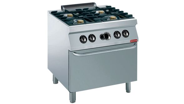 Diamond G17/4BF8-N 4 Stove Freestanding Gas Range Cooker on Gas Oven