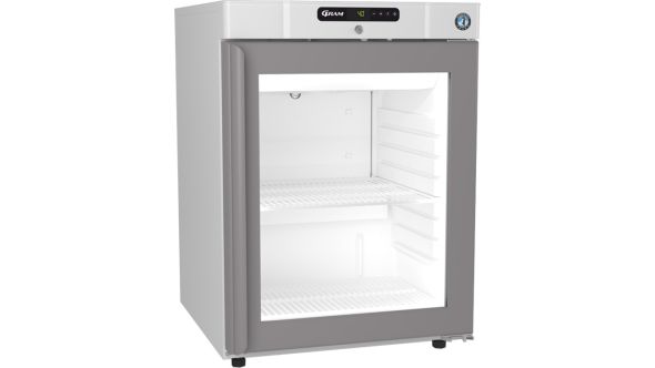 Hoshizaki Compact KG220 L-DR G U Glass Single Door White Undercounter Display Fridge, 123 Litres
