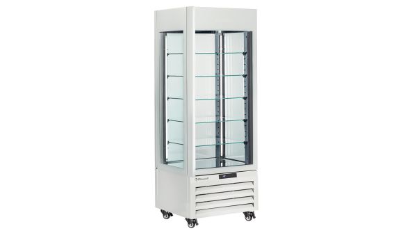 Diamond MAX-507-PW White 5 Levels Glass Pastry Showcase, 440 Litres