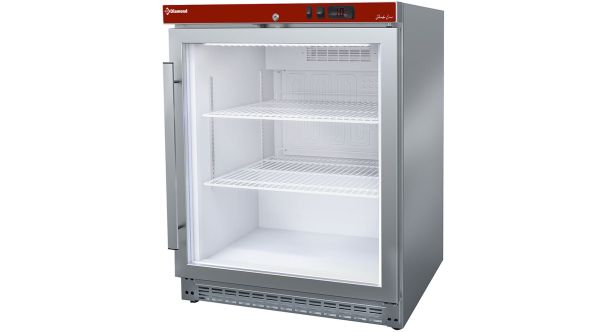 Diamond PV201X/G-R6 Single Glass Door Countertop Display Refrigerator, 150 Litres