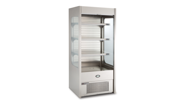 Foster FMSLIM900NG/18-148 Slimline Multideck with Nightblind and Glass End Panels, 900mm