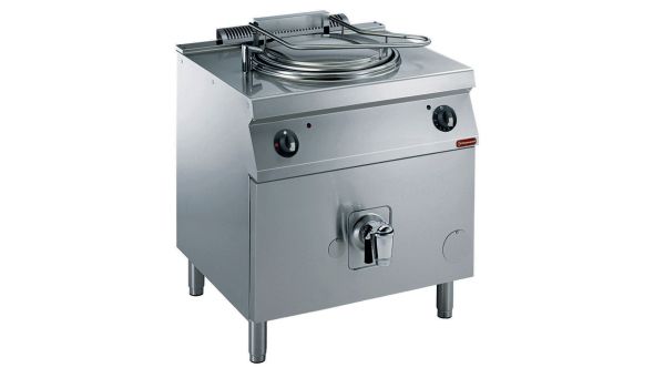 Diamond G22/M150I8-N Gas Indirect Heating Rounded Kettle on Cupboard, 150 Litres