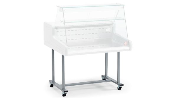 Diamond 100-Z Glass Display Undercarriage on Wheels