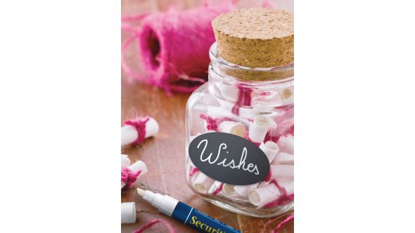 Oval Chalkboard Vinyl Stickers. Pack of 8 | AB157