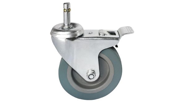 Braked Castor for Vogue Compact Mobile Trolley