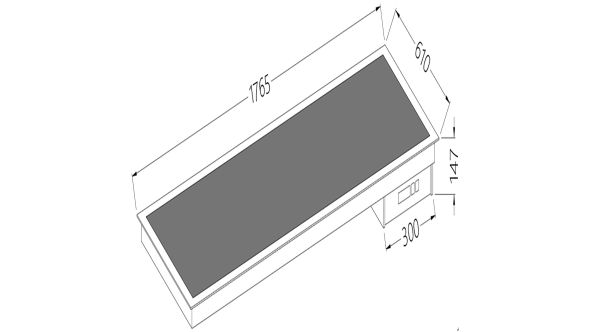 Diamond DI/VCX18-P Vitroceramic Element Black 5X Gn 1/1