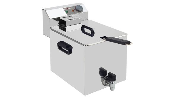 Diverso WR-EF08-S8 Electric table top fryer 8 liters + tap