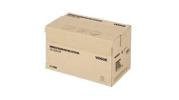 Vogue Vacuum Pack Roll with Cutter Box (Embossed) 200mm width