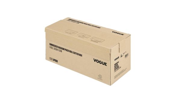 Vogue Vacuum Pack Roll with Cutter Box (Embossed) 300mm width