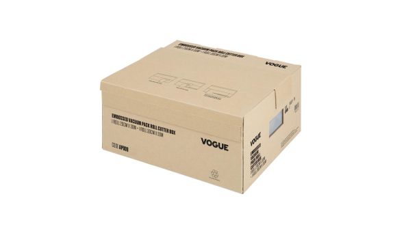 Vogue Vacuum Pack Roll with Cutter Box (Embossed) 200mm & 300mm Twin Pack