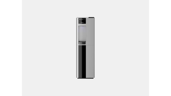 Borg & Overstrom B3 104041 Floorstanding Water Cooler - Chilled, Hot & Sparkling - Silver