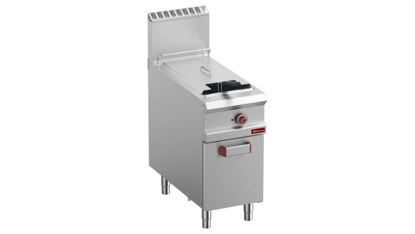 Diamond G9/F21A4-NY Single Basket Freestanding Gas Fryer on Neutral Closed Cupboard