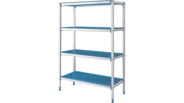 Diamond RLA/074-4/EF Linear Rack In Aluminium 4 Levels "Modular Rack"