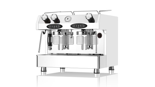 Fracino Bambino BAM2E-3V-IVORI - Commercial 2 Group Electronic Coffee Machine