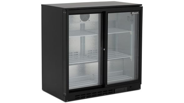 Blizzard BAR2SL Double Sliding Glass Door Bottle Cooler
