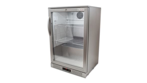 Belmont BC6007G Silver Hinged Single Door Bottle Cooler Bottle Coolers