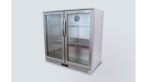 Belmont BC9007G - Hinged Door Silver Bottle Cooler