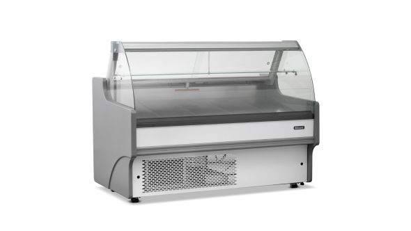 Blizzard BCG150WHV2 1.5m Curved Glass Serve Over Counter