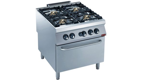 Diamond G22/4BF8PW-N 4 Stove Freestanding Gas Range Cooker on Gas Oven